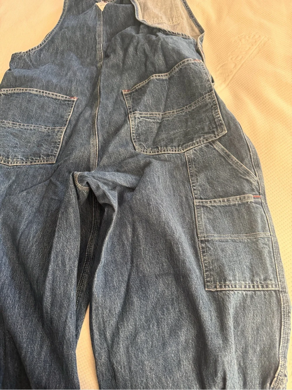 OshKosh B'gosh Vintage-Style Denim Overalls in Dark Blue
